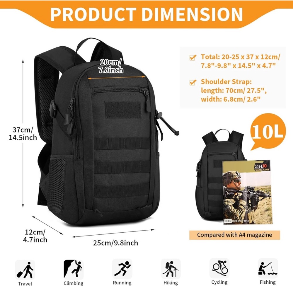 Mini Tactical Backpack